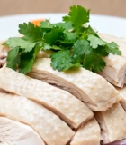 	 摆盘精致的切块鸡肉美食7188#横屏 