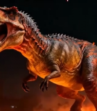 霸王龙张嘴咆哮渲染画面82#横屏 