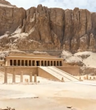 埃及古埃及神庙及雕像景观8116#横屏 