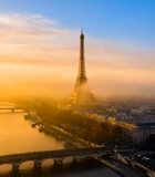 巴黎埃菲尔铁塔城市全景2817#横屏 