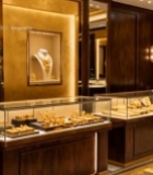  珠宝店内黄金饰品陈列3165#竖屏 	 