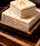  中式糕点桂花糕特写4286#竖屏 	 