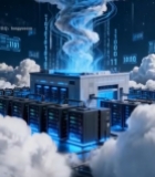  云计算与服务器科技场景4292#竖屏 	 