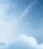  夜空繁星与云端景象素材3253#竖屏 	 