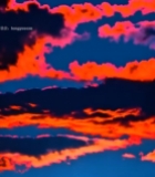  夜空满月与云朵景象344#竖屏 	 