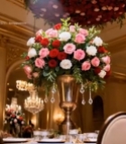  宴会现场花卉装饰素材7362#竖屏 	 