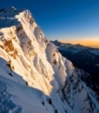  雪山全景自然风光4685#竖屏 	 