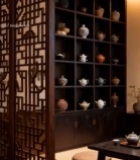  新中式风格茶室室内场景1132#竖屏 	 