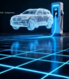  新能源汽车充电效果图291#竖屏 	 