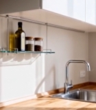  现代简约风格厨房一角1468#竖屏 	 