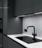  现代简约风格厨房空间1140#竖屏 	 