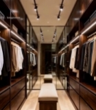  现代风格宽敞衣帽间展示5818#竖屏 	 