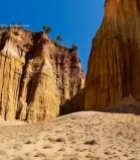  土林自然风光实拍733#竖屏 	 