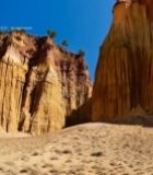  土林自然风光实拍733#竖屏 	 