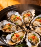  蒜蓉生蚝特写5846#竖屏 	 