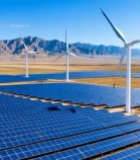  太阳能光伏与风力发电场3923#竖屏 	 