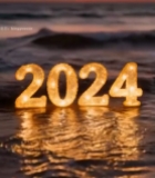  数字灯光置景于海边5852#竖屏 	 