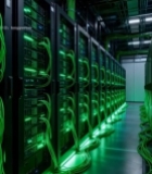  数据中心服务器机房内部(4)3012#竖屏 	 