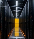  数据中心服务器机房内部场景4349#竖屏 	 