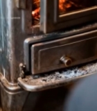  手开炉火取暖场景素材418#竖屏 	 