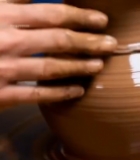  手工制作陶器过程5480#竖屏 	 