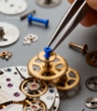  手工修理手表机械齿轮7126#竖屏 	 