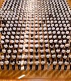  室内人群整齐列队画面2290#竖屏 	 