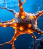  神经元细胞微观展示5128#竖屏 	 