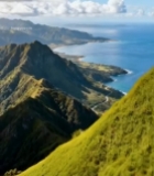  山海风光蜿蜒公路全景1171#竖屏 	 