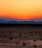  沙漠夕阳落日景象5224#竖屏 	 