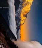  日照金山自然风光3275#竖屏 	 