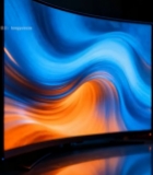  曲面电视展示抽象背景画面1842#竖屏 	 