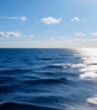  晴朗天空下的蓝色大海5726#竖屏 	 