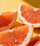  切片西柚微距特写6472#竖屏 	 