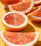  切片红心柚特写画面3043#竖屏 	 