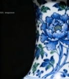  青花瓷瓶特写(1)3160#竖屏 	 