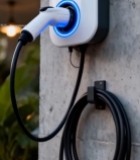  墙面安装的新能源汽车充电桩2624#竖屏 	 