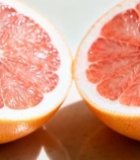  切开的红心柚特写(5)5328#竖屏 	 