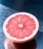  切开的红心柚特写(3)1994#竖屏 	 