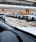  汽车工厂内汽车驾驶舱特写5754#竖屏 	 