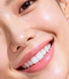  女性脸部特写微笑素材2421#竖屏 	 