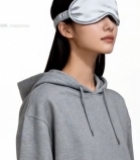  女性佩戴睡眠眼罩特写(2)4031#竖屏 	 