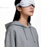  女性佩戴睡眠眼罩特写(2)4031#竖屏 	 