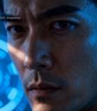  男性人物面部特写214#竖屏 	 