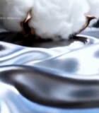  棉花特写搭配闪亮字母素材1054#竖屏 	 