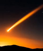 夜空流星划过2606#横屏 