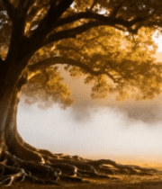 阳光下的古老大树2779#横屏 