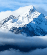 雪山云海自然风光1131#横屏 