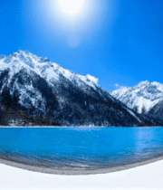  山间溪流森林自然风光2617#横屏 	 - 