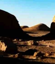  沙漠雅丹地貌景观2186#横屏 	 -